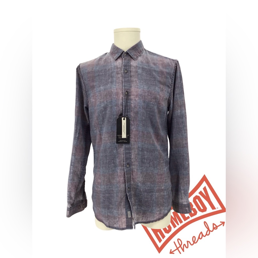 INDUSTRIE Men's Blue Shirt size small
